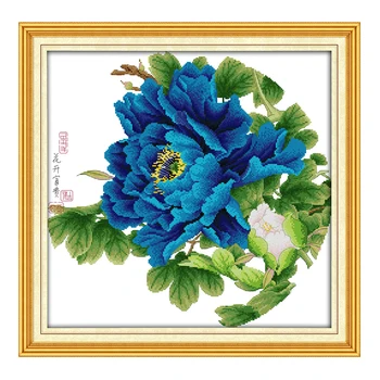 

Joy Sunday cross stitch kits rich and honored DMC14CT11CT cotton fabric livingroom hotel shop deco painting factory wholesale