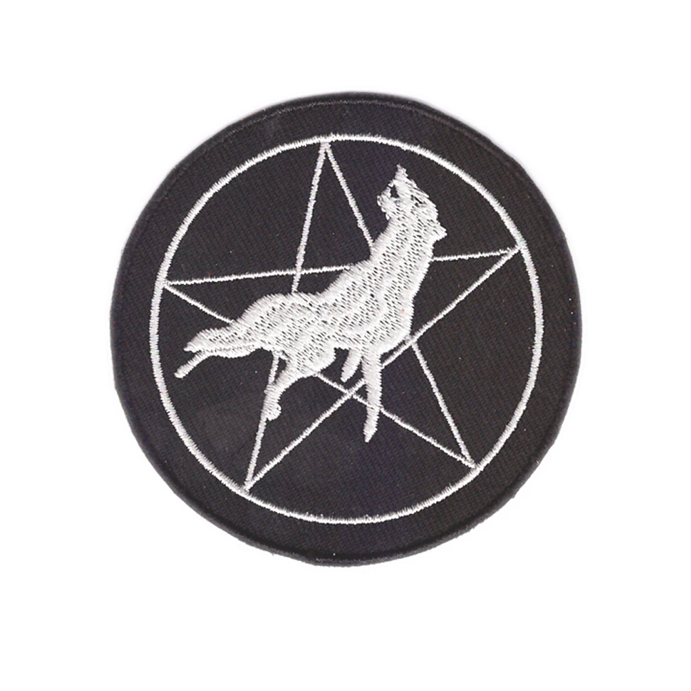 New Products Stylish cowboy patches Designs MARDUK BLACK METAL BACK
