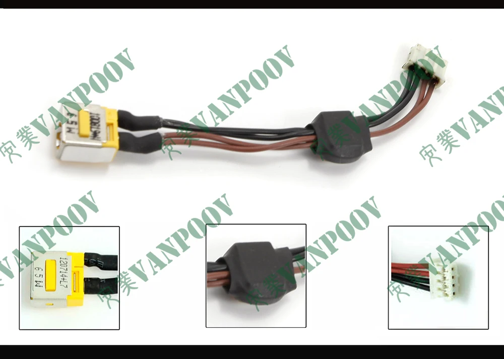 

New Notebook Laptop DC power jack for Acer Aspire 5520 5710 5715 5720 7520 7720 5315 5320 (65W) with cabl PJ060 50.AHH02.001