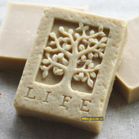 

life tree Square Shaped Soap Silicone Mold Trees Molds Resin Candle Mould Form of Cake Polymer Clay Tools Cooking Supplies