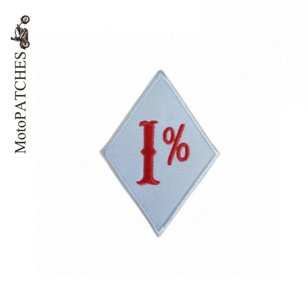 

1% Patches Motorcycle Small Embroidered Biker Back Patches For Clothing Jackets
