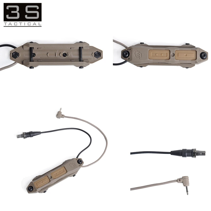 Arma de Luz Remoto para um Elemennt Softair Tático Pressão Aumentada Interruptor Duplo Peq 15 M3x Dbal M300 M600 M720v 7 Cheap Luzes de armas