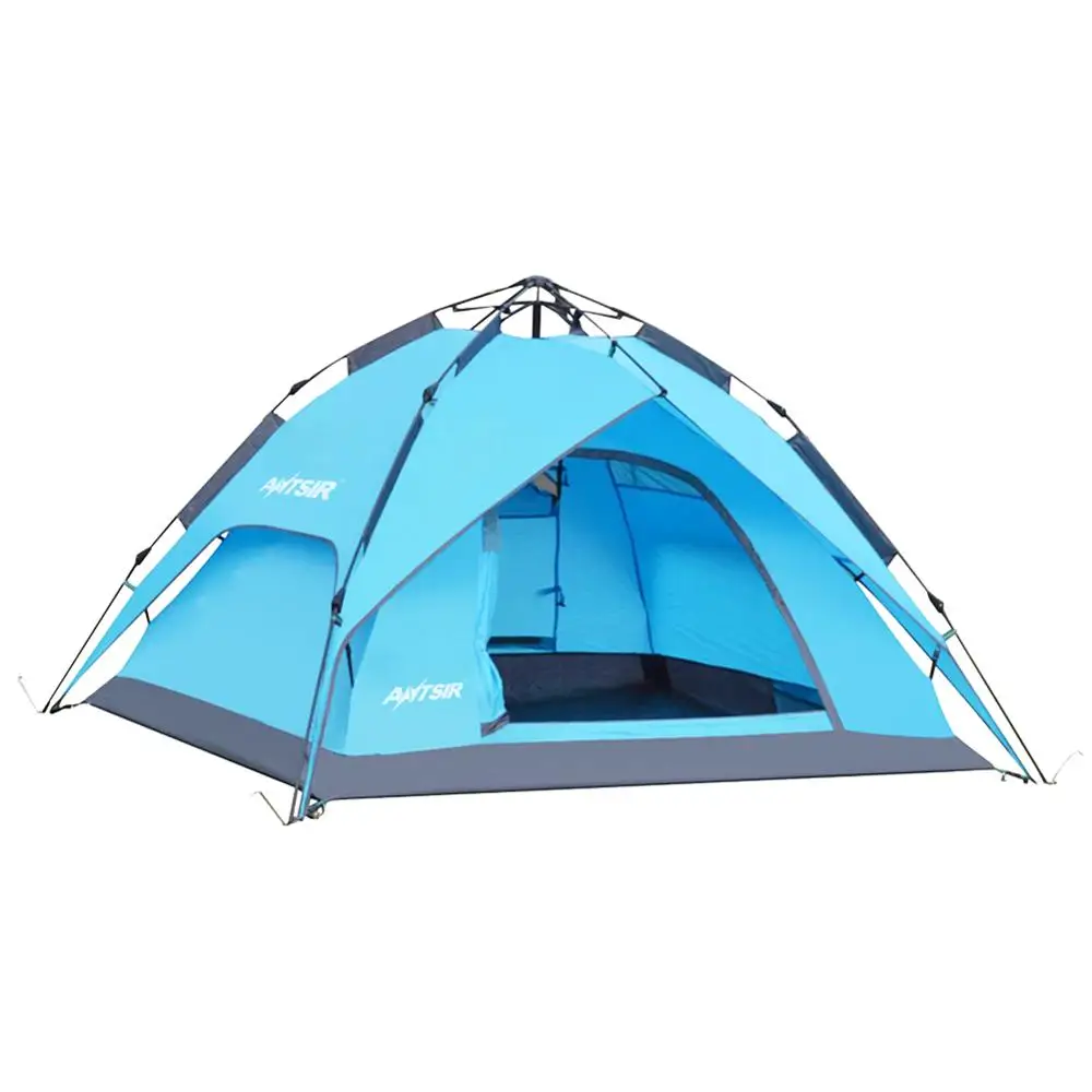 

One-touch Hydraulic Tent Waterproof Anti-UV Easy Installation With Folding Breathable for 3-4 Person Family Hiking Camping