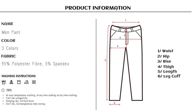 Product Information-Pants0