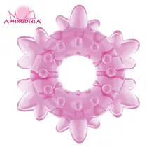 APHRODISIA Heavy Cock Ring Flower Rings Pattern Clit Stimulate Penis Ring Sex Toys For Male Adult