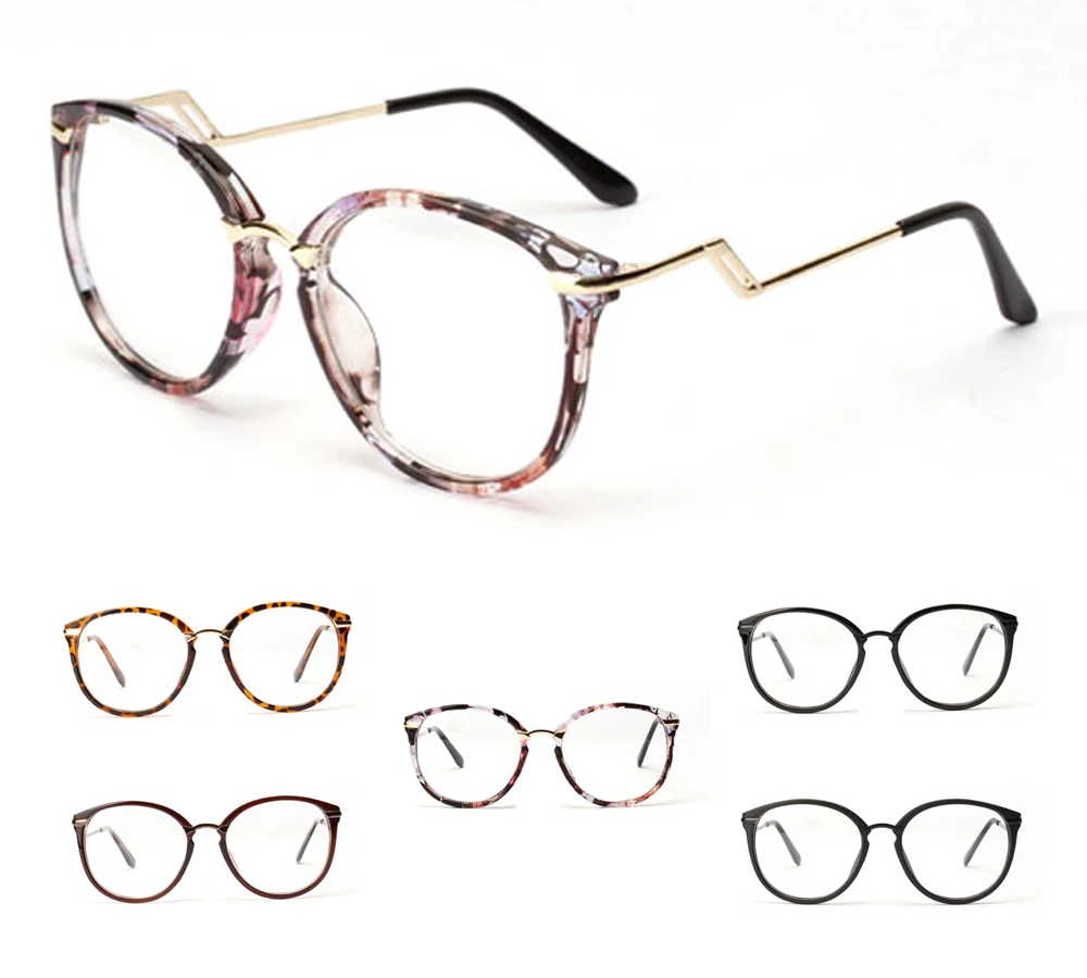 popular designer eyeglass frame with hinges wholesale clear lens reader