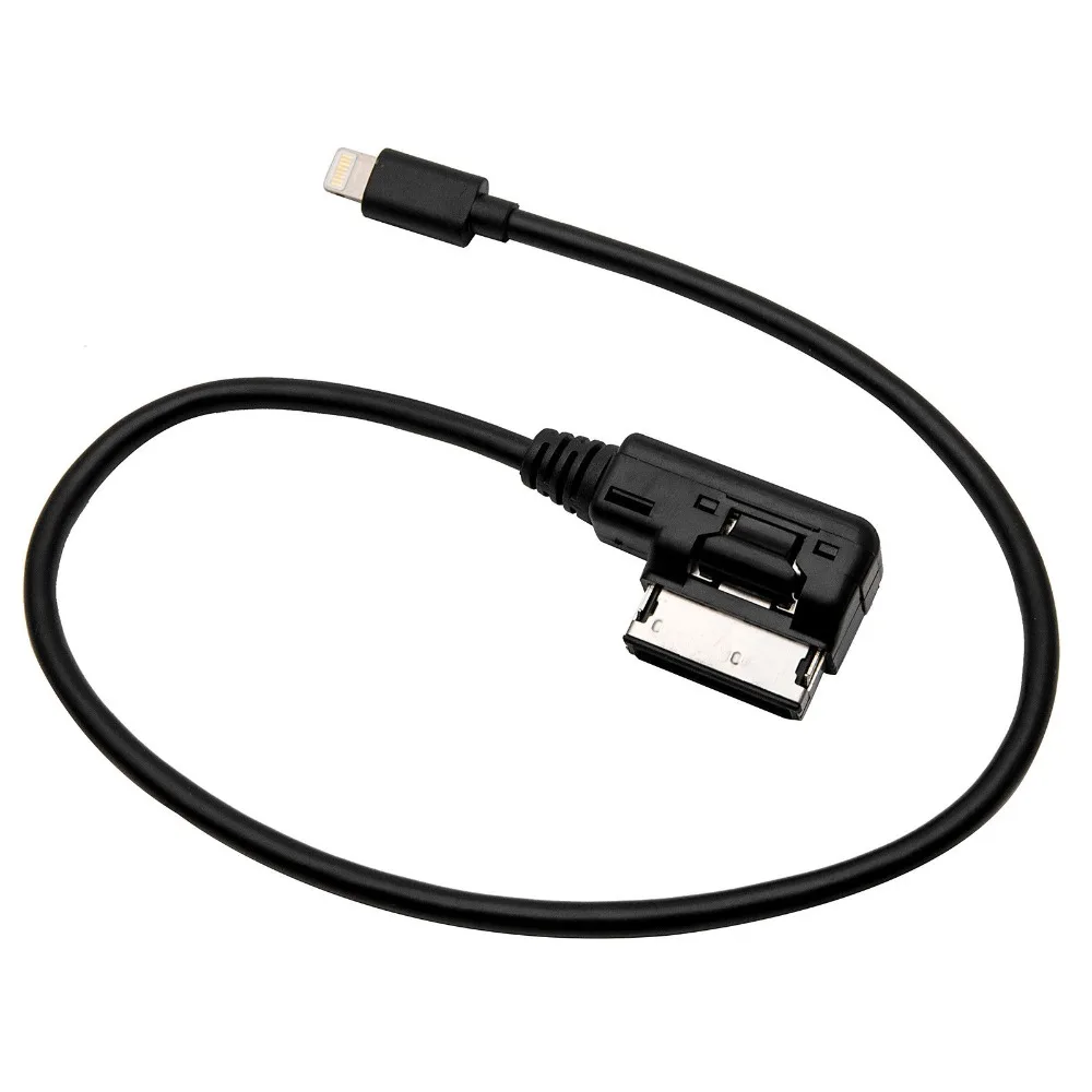 USB адаптер для Audi A3 Q5 Q7 интерфейс AMI MDI AUX зарядный кабель черный iphone 5 6 7 8|Кабели