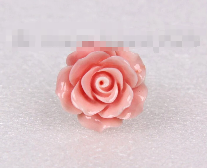 

2150 pink coral flower ring