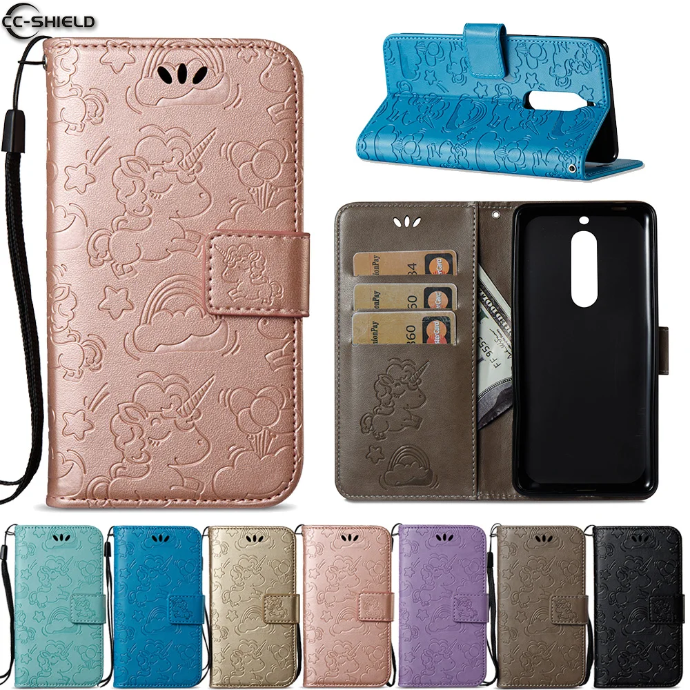 

Case for Nokia 5 TA-1024 TA-1053 TA-1027 TA-1008 Flip PU Leather Wallet Cover Case for Nokia5 TA 1024 1053 1027 1008 Cases Bag