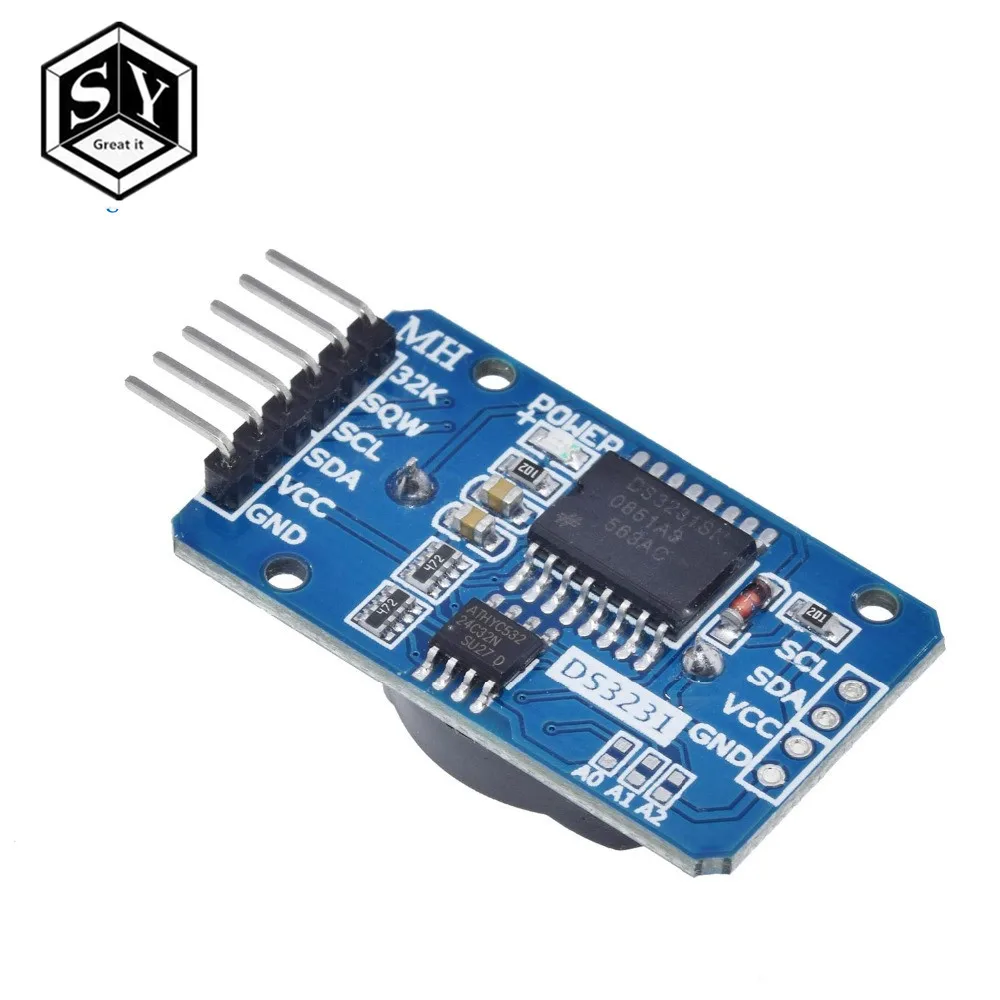 Ds3231 at24c32 módulo iic precisão relógio módulo ds3231sn para arduino módulo de memória|Circuitos integrados| -
