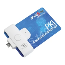 ACR39 Pocketmate Micro-USB OTG ISO7816 Контактная смарт-карта считыватель писатель