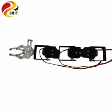 DOIT 4dof рука робота автомобиля-установленный рычаг робота для Smartcar, танк автомобиль и т. д.+ механический коготь+ 4 шт. высокий крутящий момент сервоприводы/робот