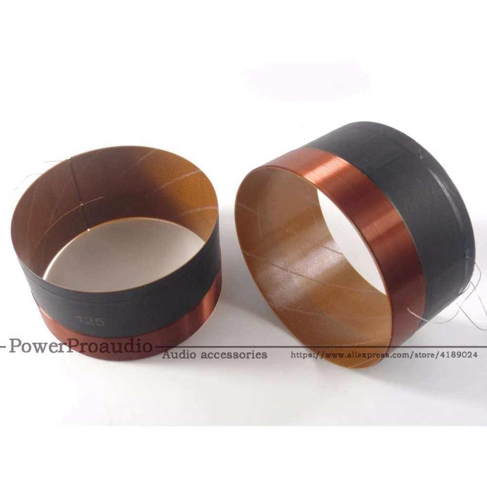 

2pcs /lot 125mm Horn Speaker Bass Voice Coil Woofer Sound Driver BASS Voice Coil 2 layers