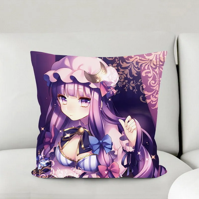 Новый домашний текстиль Touhou Project аниме пачули 2WT 2way квадратная Подушка Чехол
