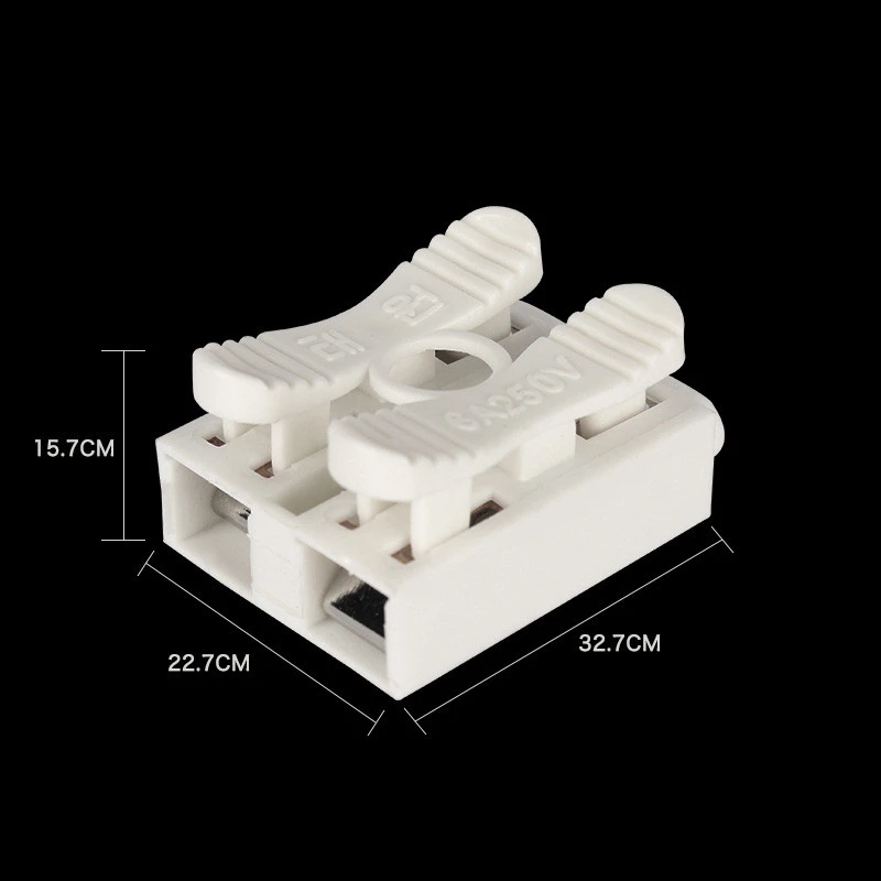10 шт. зажим для электрического кабеля клеммный блок разъемов ZQ-1/2/3 соединители проводов Светодиодные ленты светильник Быстрый провод подключения