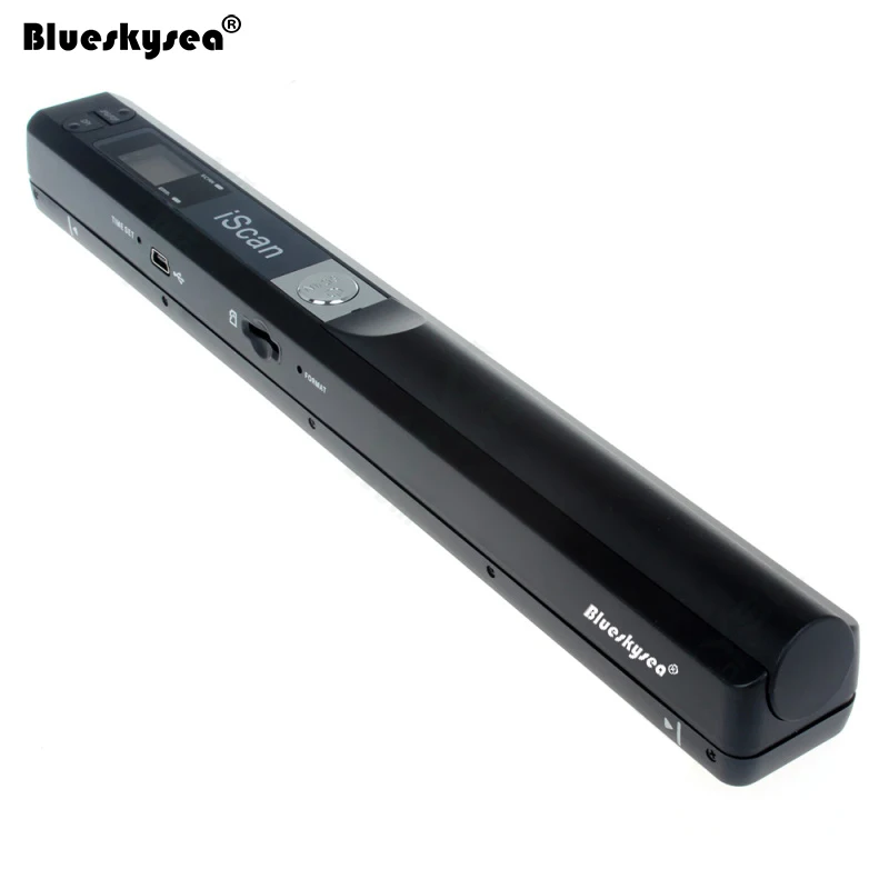 Iscan01 портативный A4 сканер документов 24 бит USB 900 точек/дюйм ручной для книг JPG/PDF
