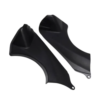 

Black Unpainted Fairing Parts Left+Right Side Air Duct Cover Fairing Cowl For Kawasaki Ninja ZX6R ZX636 2007-2008 6R 07 08