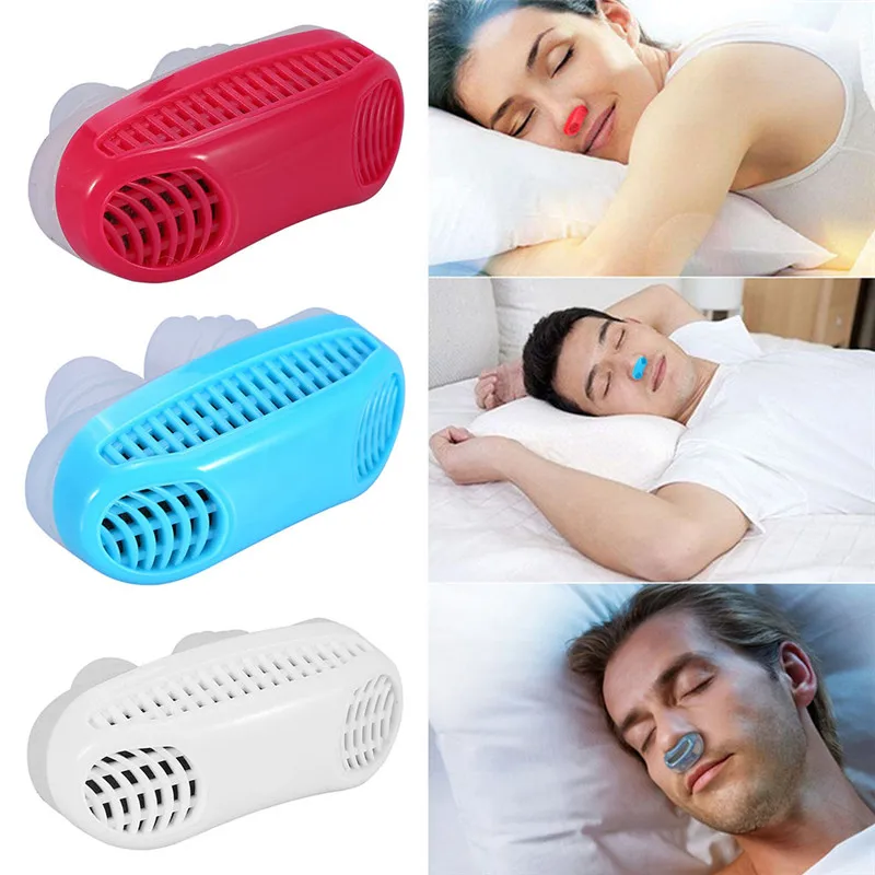 Unisex Silicone Anti Snoring Air Purifier Mini Nose Clip Health