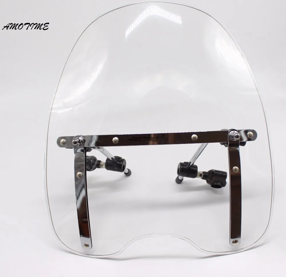 

Brand New Motorcycle Windshield Windscreen for Harley Davidson Sportster Dyna Glide Softail XL 883 1200 White xl