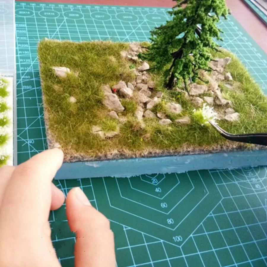 architecture model grass building kits toy (3)