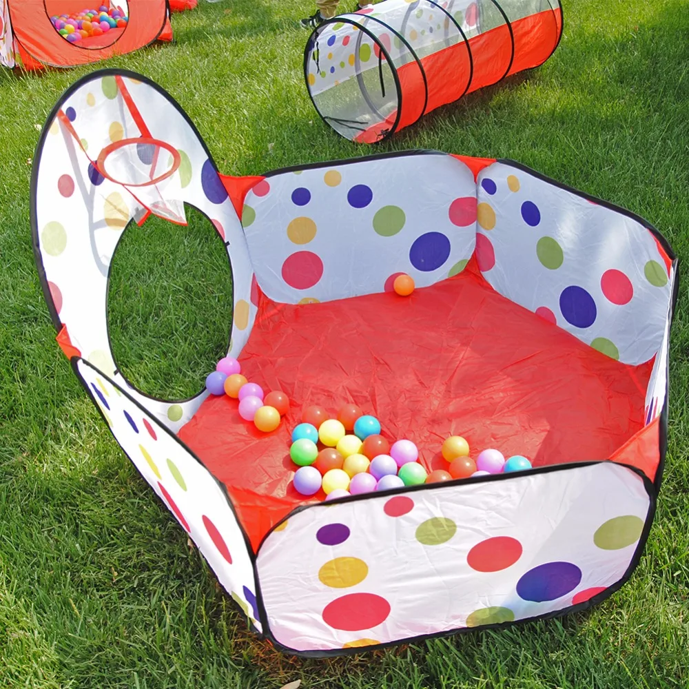  Multicolor Baby Tent For Kids Foldable Toy Children Plastic House Game Play Inflatable Tent Yard Ba