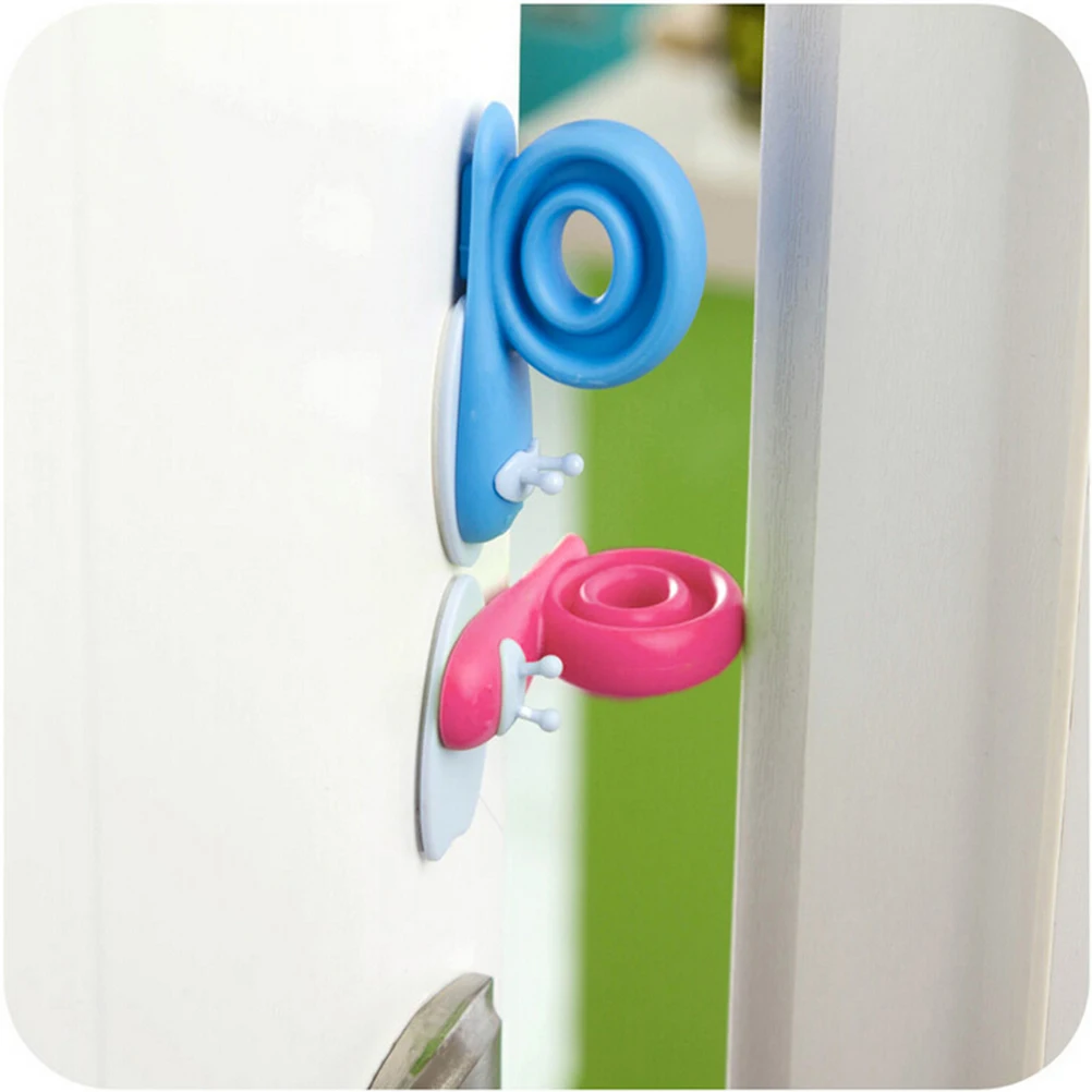 Милый Kawaii EVA пластиковый детский защитный дверной стоппер протектор детский безопасный Улитка Форма двери стоп уход за ребенком случайный
