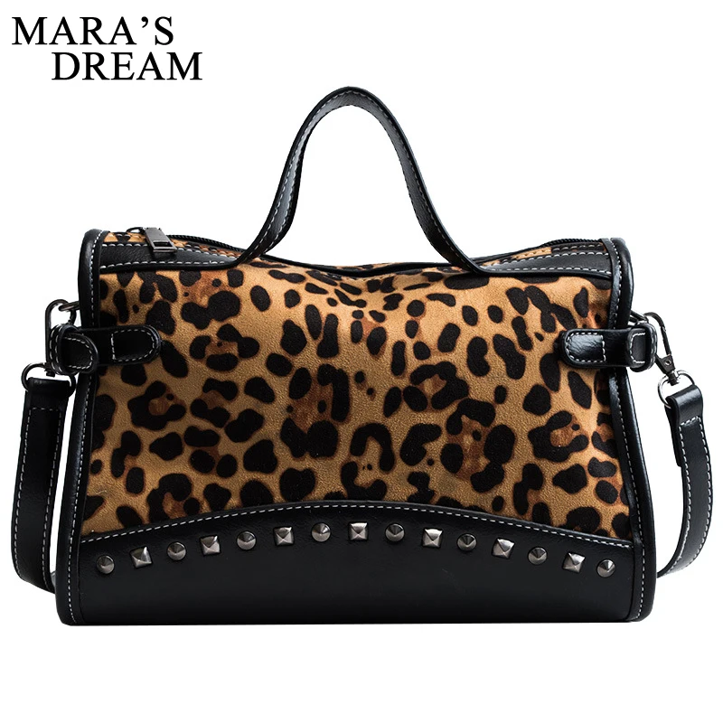 Mara's Dream Brand Handbags Women Luxury Solid Bag Female Leopard Print