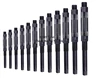 1pcs Black HSS Size Range Adjustable Hand Reamer 6 8 10 12 15 20 25mm 1