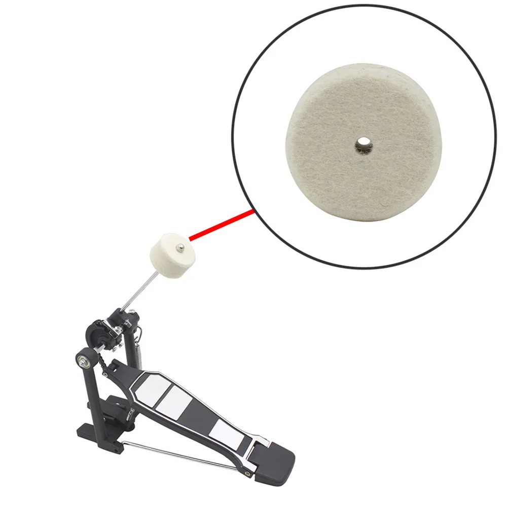High Quality Drum Beater Pad Wool Felt Pad for Bass Drum Pedal Beater