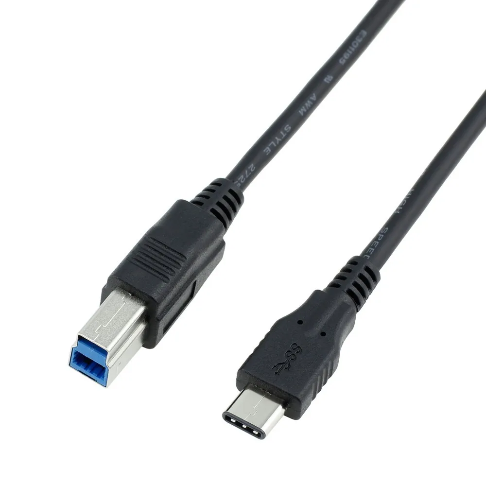 10Gbps USB 3.1 Type C to USB 3.0 B Data Cable USB3.1 Type-c to Printer Port cable For New Macbook Pro  Nokia N1  Xiaomi 4S (6)