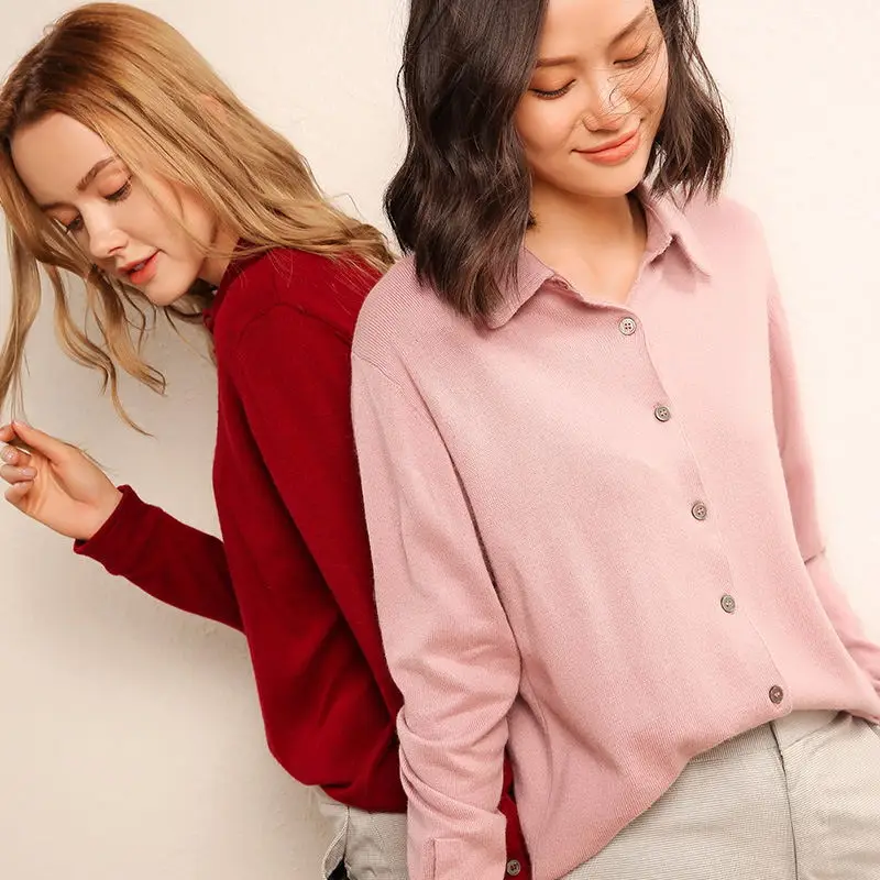 #^Special Price 2019 Wool Spring And Autumn Jacket Women's Casual Jacket Cardigan Long-sleeved Women's Large Size Jacket