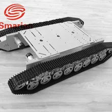T800 4WD металлический настенный Танк гусеничное шасси Diy гусеничный трек RC игрушка набор цепь Роботизированный автомобиль доступ