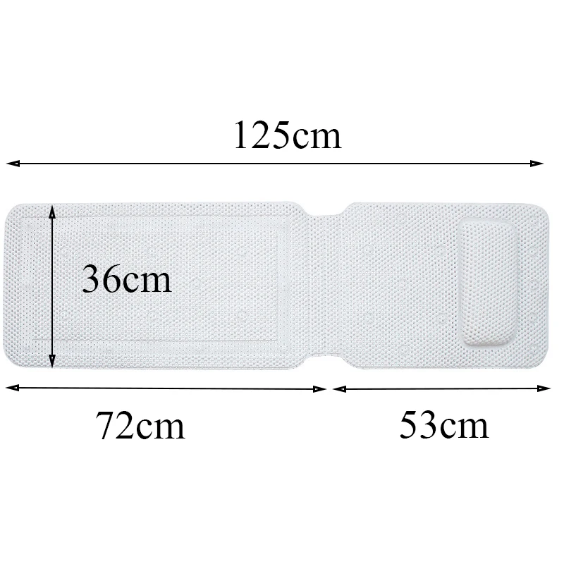 Comprar SAFEBET antideslizante alfombra de bañera ventosa baño almohada para bañera SPA almohadas cuello cojín accesorios de baño colgantes Envío Directo