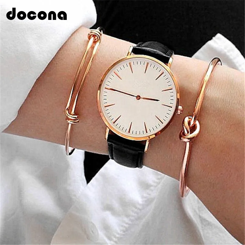 

Docona Bohemian Gold Color Knot Bangle Bracelet Set for Women Geometric Opening Adjustable Bangle Bracelet 2pcs/1set 6134