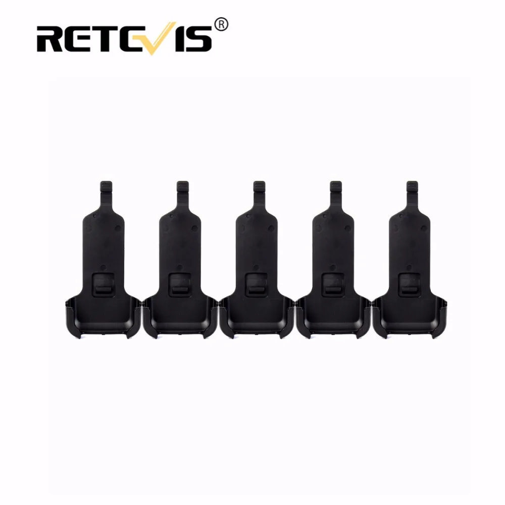 5 шт. прищепка для рации Retevis RT22 RT622 WLN KD C1 аксессуары двухсторонней радиосвязи