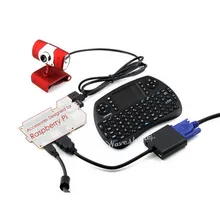 module Waveshare Raspberry Pi Accessory C Including Camera + Wireless Keyboard + Power Supply for Raspberry Pi 3 Model B/2 B/B+