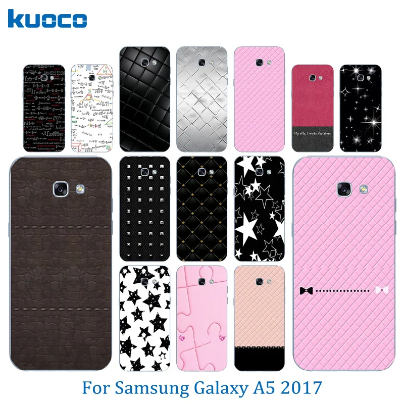 5 2-дюймовый чехол для Samsung Galaxy A5 2017 силиконовый (2017) A520F Мягкий ТПУ цветной узор