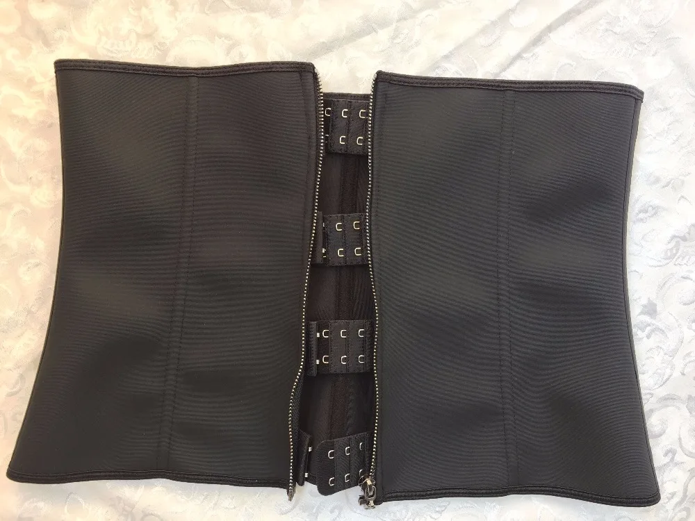 Zipper And Hooks Combo Rubber Latex Waist Trainer Clip and Zip Waist