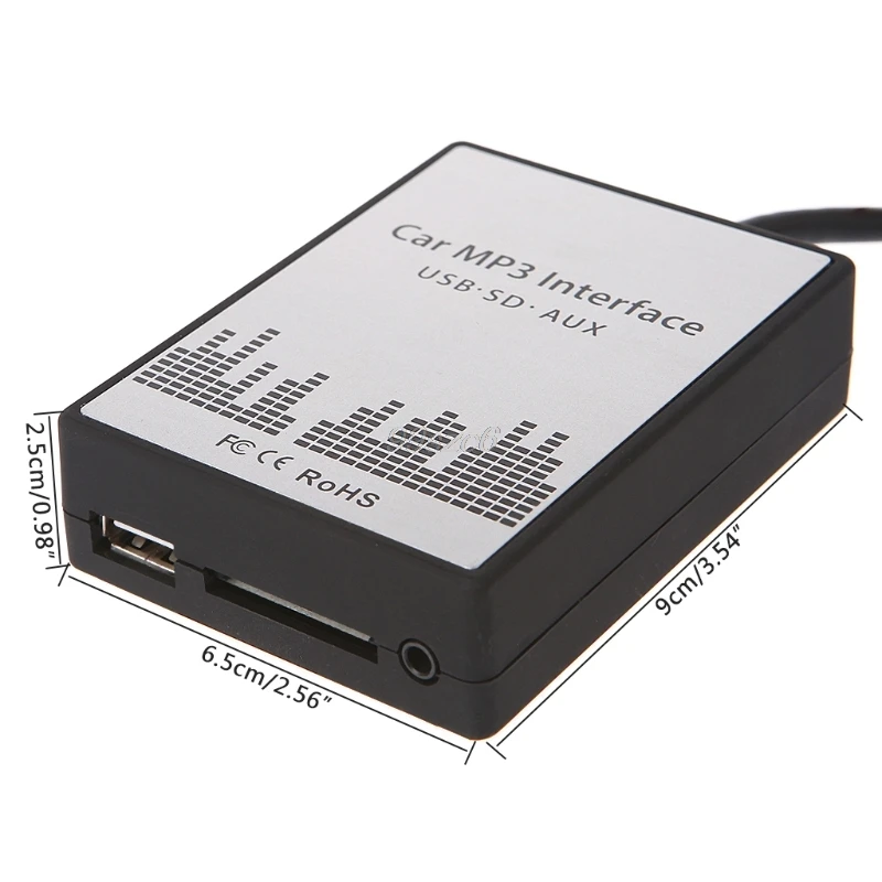 USB SD AUX Автомобильный MP3 музыкальный радио цифровой cd-чейнджер адаптер для Renault 8pin Clio Avantime мастер модус Дейтон интерфейс