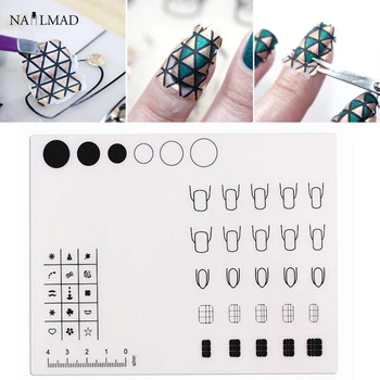 

Nail Art Stamping Mat Silicone Mat For Stamping Decals Nail Stamping Reverse Mat Magic Workshop Nail Art Tools