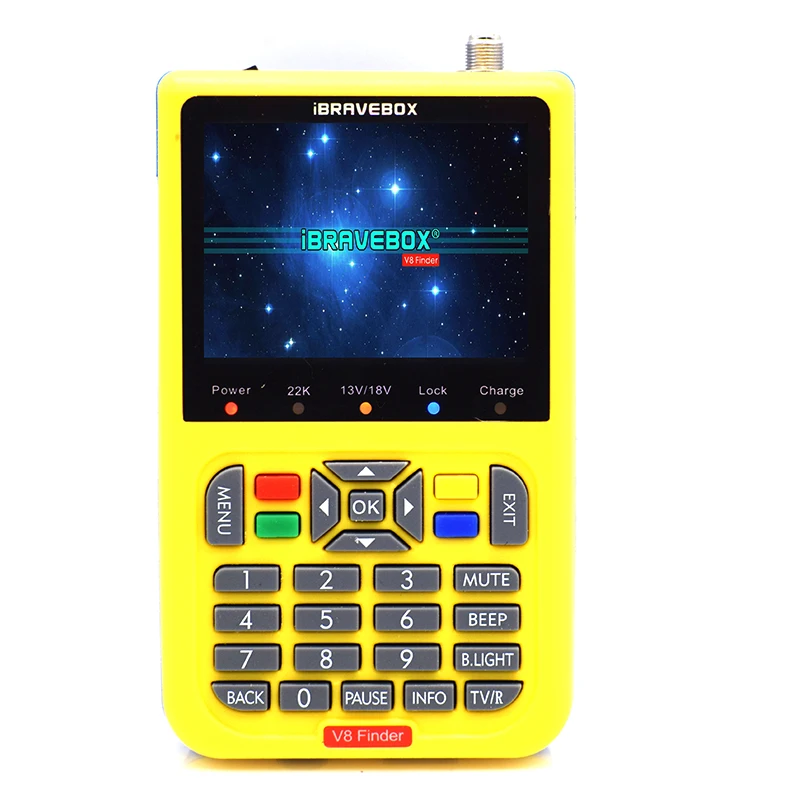 

HAOSIHD digital satellite signal finder V8 finder search meter V8 finder for DVB-S/S2 with 3.5 inch LCD Colour Screen