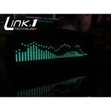 LINK1 – indicateur de spectre Audio musique 7115-J VFD, avec télécommande/VU mètre/horloge de précision/Mode AGC réglable