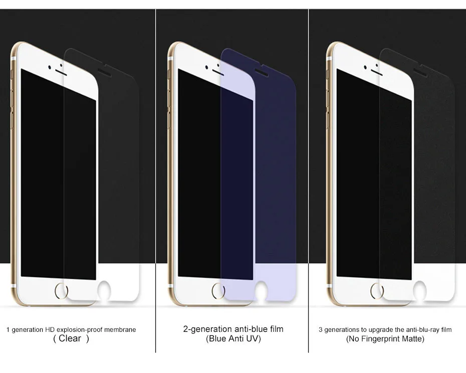 FERISING 2.5D/3D Arc Edge закаленное стекло для iphone 6 6s Полный экран протектор для iphone 6 6s плюс олеофобное покрытие защитный