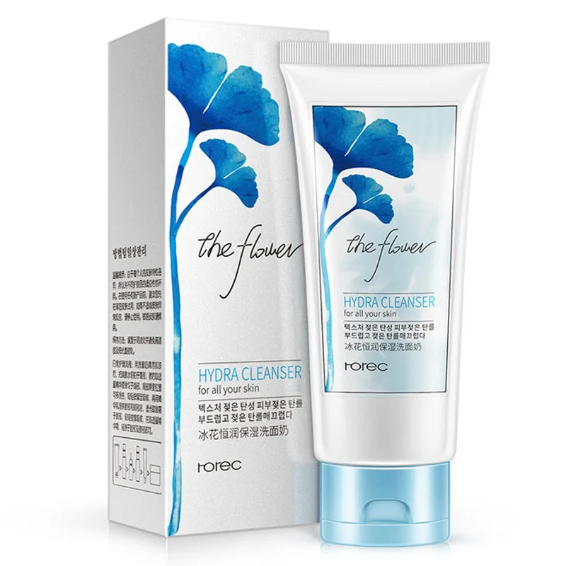 New Hyaluronic Acid Plant Extract Facial Cleanser Black Head Acne