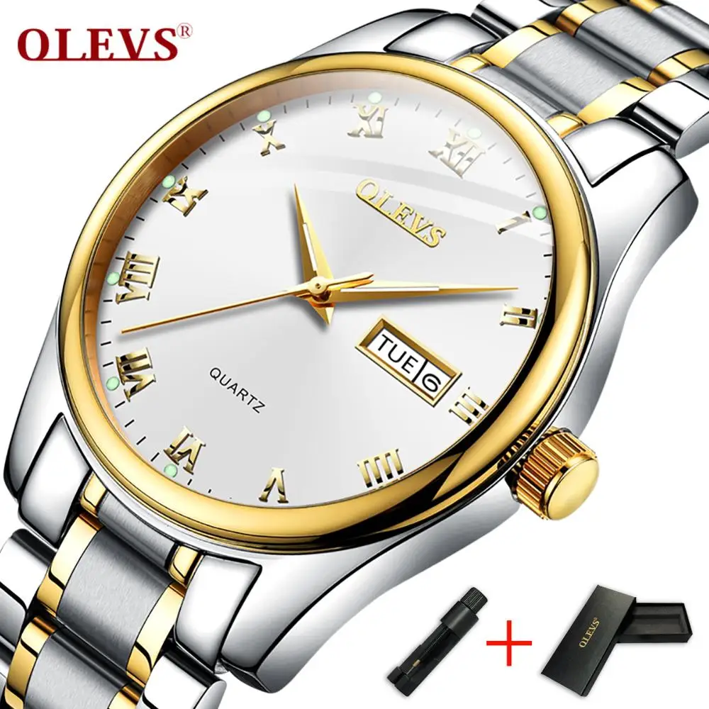 

OLEVS Men's Watches Gold / Military / Sport Watch Men Wrist Watch Men's Clock Top Brand Luxury Quartz Watch Relogio Masculino