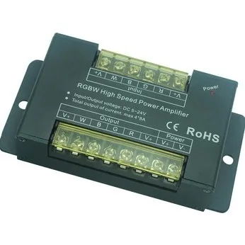 

High Speed RGBW led amplifier;DC5V-24V input;8A*4channel output
