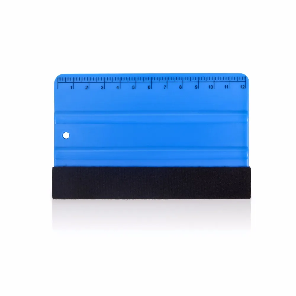 

EHDIS Blue Scale Felt Squeegee Vinyl Film Car Wrap Ice Scraper Window Tints Tool Sticker Old Glue Remover Car Accessories