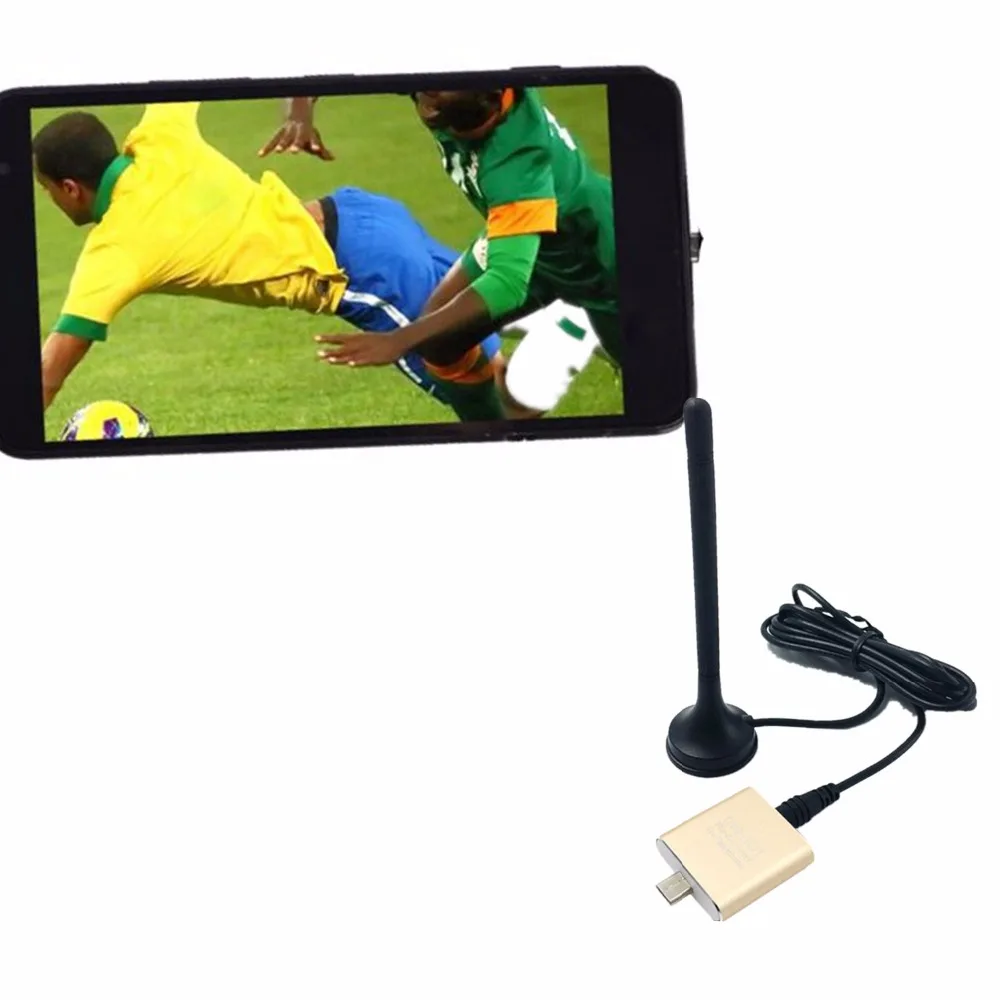 DVB-T/DVB-T2 Android TV Tuner Pad TV Tuner Digital Satellite Receiver TV Stick Dongle Receiver For Android Phone DVB-T2 H.265