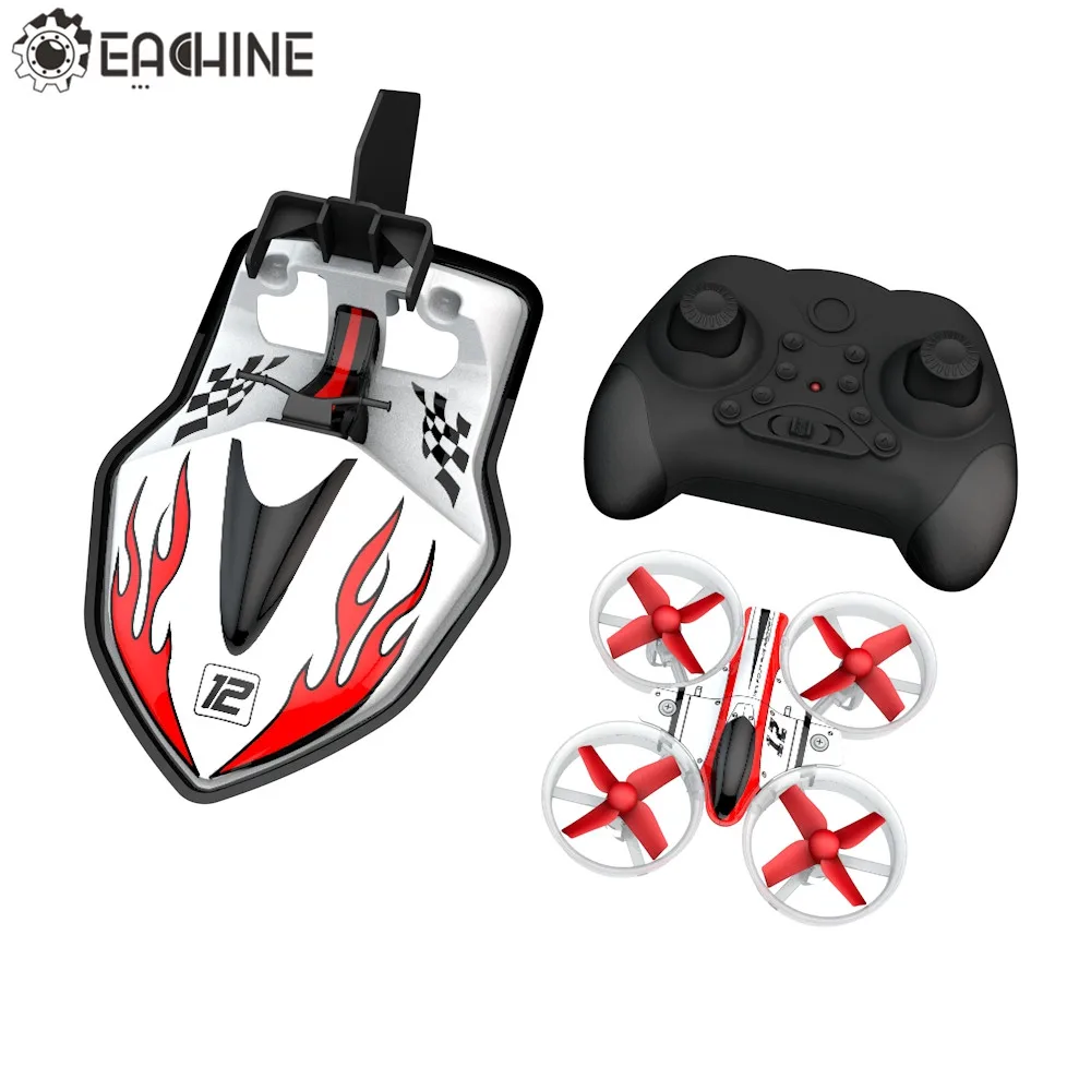 

2018 New Eachine E015 RC Car / RC Boat / Flight Mode 3-mode Altitude Hold Headless Mode RC Drone Quadcopter RTF For Kids Gift
