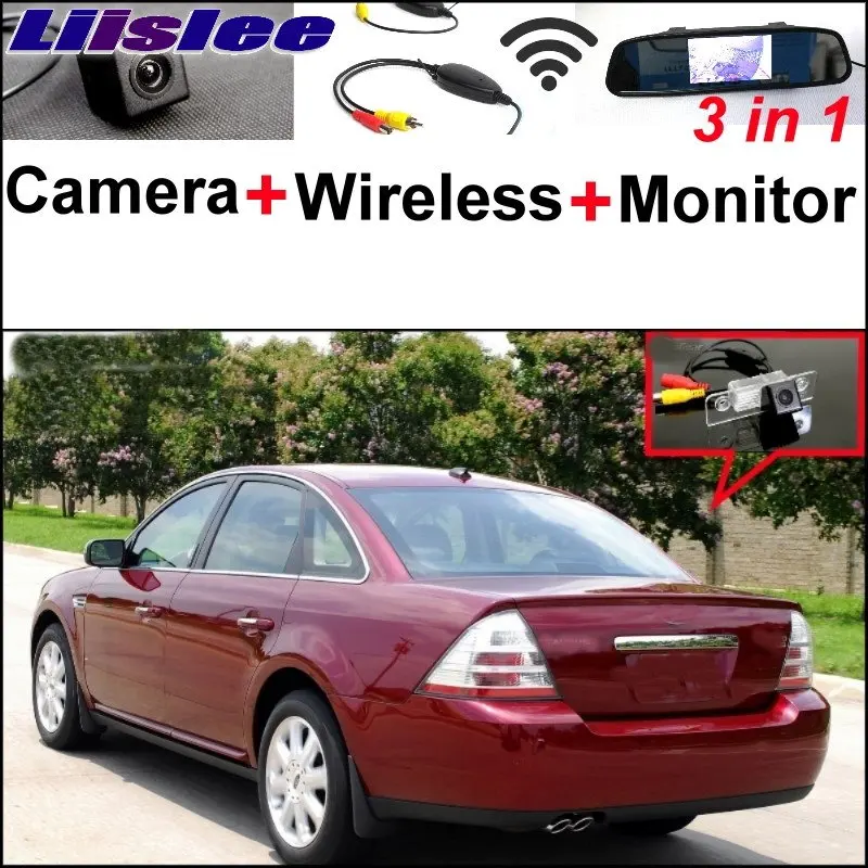 

Liislee 3 in1 Special Camera + Wireless Receiver + Mirror Monitor EASY DIY Backup Parking System For Ford Taurus 2008~2014